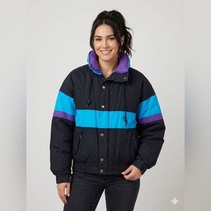 Lifes adventures Ladies M Vintage Ski Jacket %80 White Duck Down %20 Water Fowl